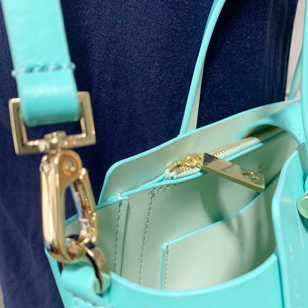 Kate Spade Purse Tiffany Color Bag Womens Blue Bag - Picture 11 of 12